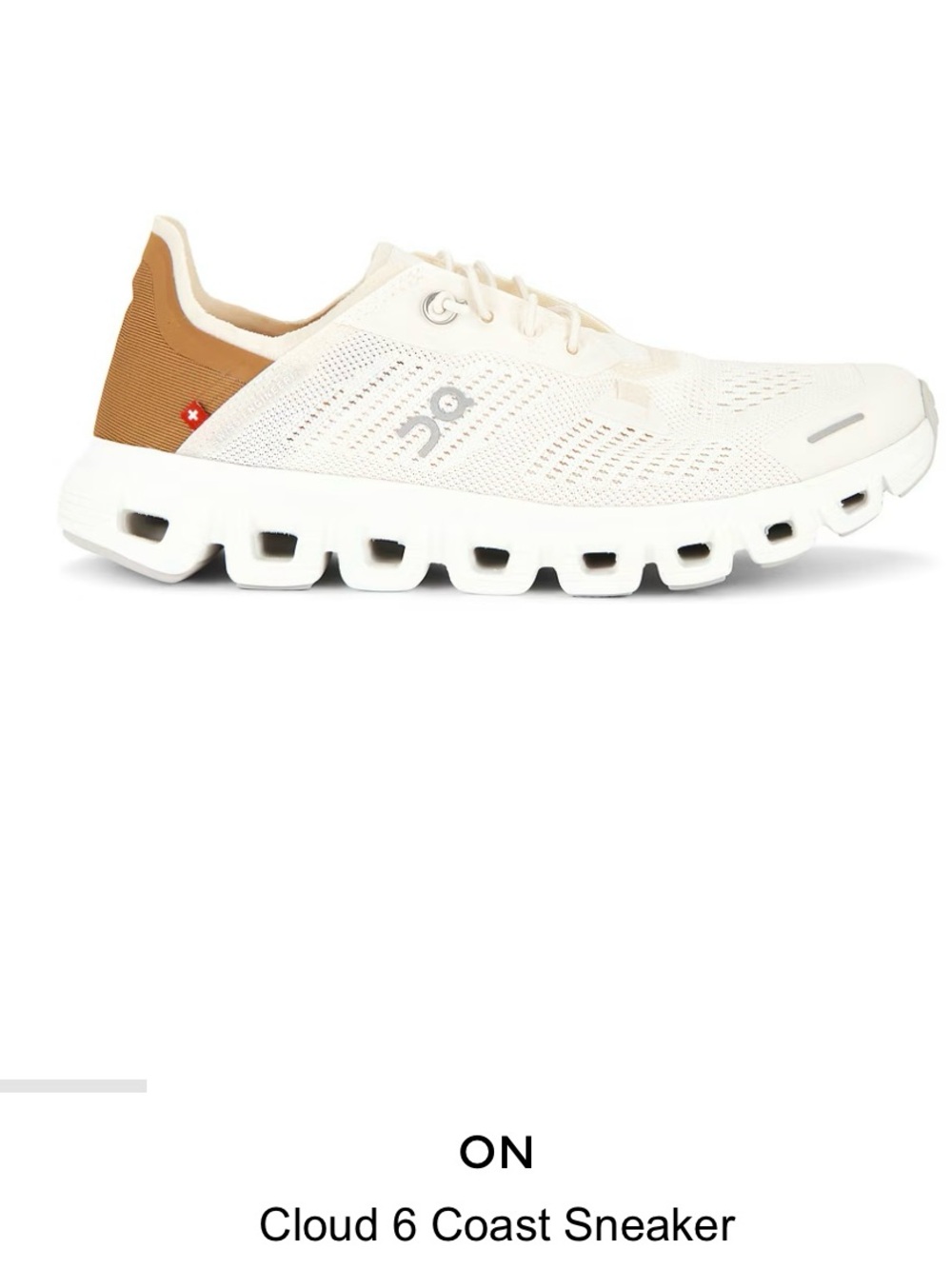 On Running Cloud 6 Coast Sneaker Gardenia/sphinx Cloud 
(Cream)
